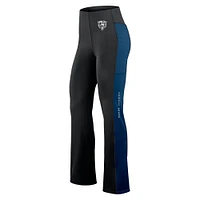Women's Fanatics Black Chicago Bears Studio Fitted Flared Leggings