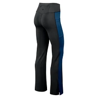 Women's Fanatics Black Chicago Bears Studio Fitted Flared Leggings