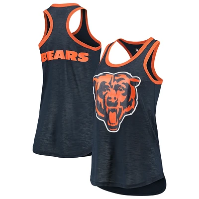 Débardeur G-III 4Her by Carl Banks Bleu marine Chicago Bears Tater pour femme