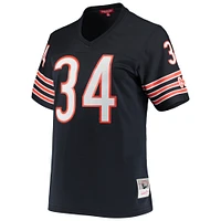 Maillot pour femme Mitchell & Ness Walter Payton bleu marine Chicago Bears 1985 Legacy Replica