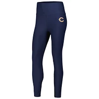 Women's Navy Chicago Bears Leggings & Midi Bra Set
