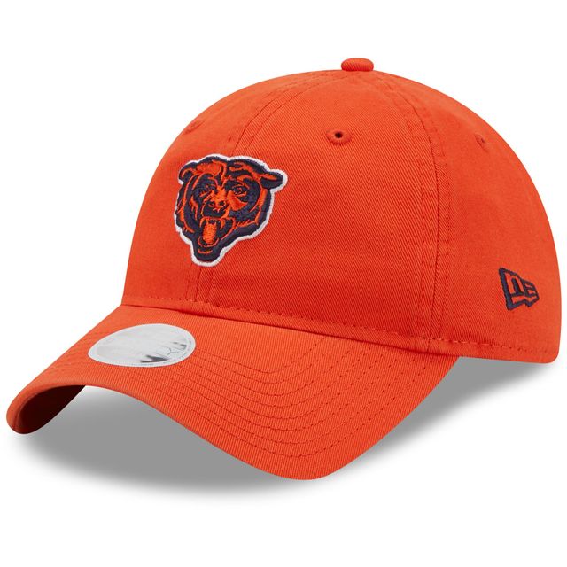 Casquette ajustable orange Chicago Bears Core Classic 2.0 9TWENTY pour femme New Era