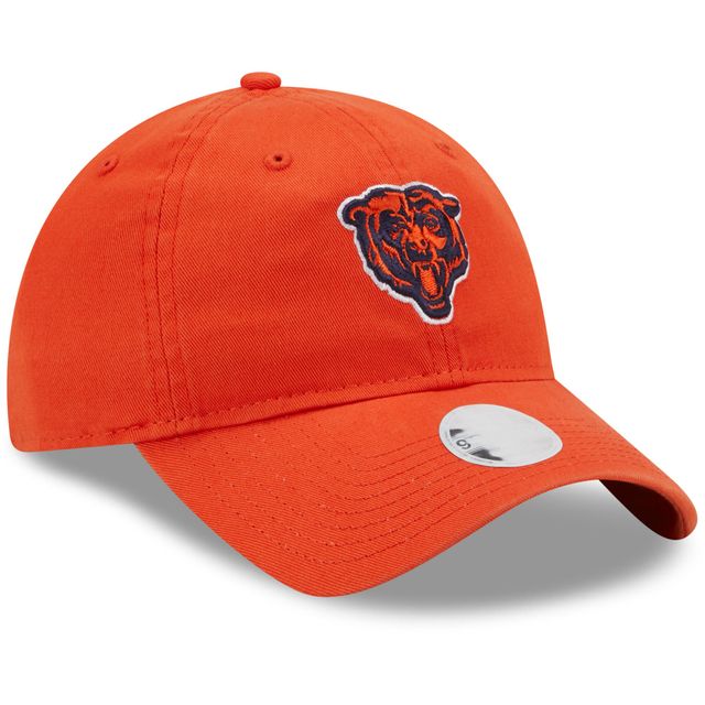 Casquette ajustable orange Chicago Bears Core Classic 2.0 9TWENTY pour femme New Era