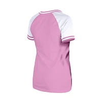 Women's New Era Pink Chicago Bears Mommy & Me V-Neck T-Shirt