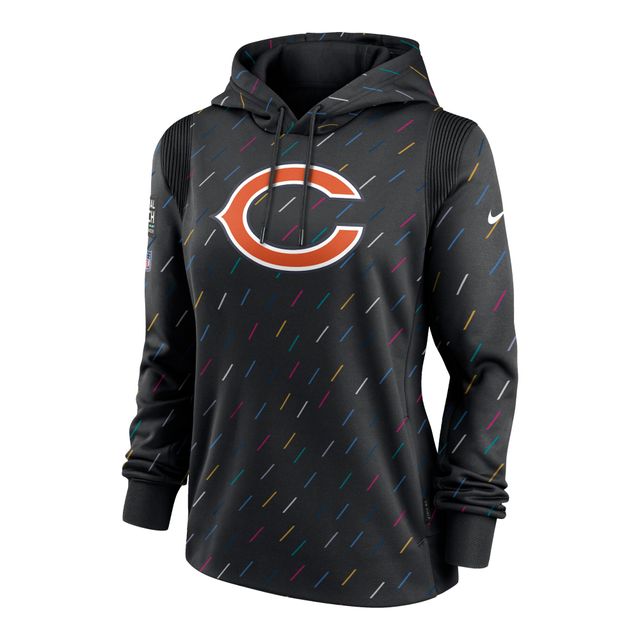 Nike anthracite Chicago Bears 2021 NFL Crucial Catch - Chandail à capuchon Therma