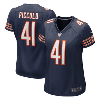 Maillot de joueur retraité Nike Brian Piccolo pour femme des Chicago Bears Game, bleu marine