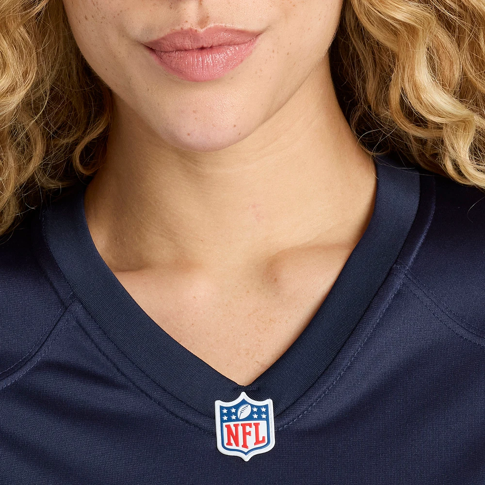 Maillot Nike Greg Stroman pour femme, bleu marine, Chicago Bears Team Game