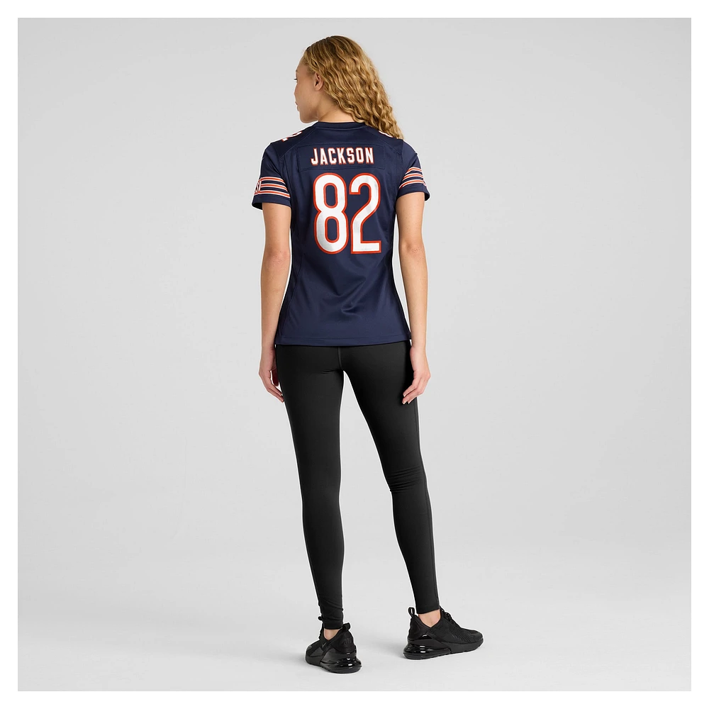 Women's Nike John Jackson  Navy Chicago Bears Game Jersey