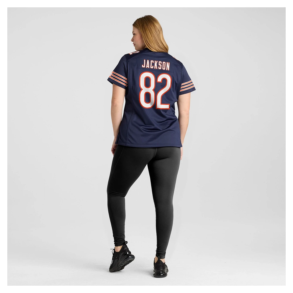 Women's Nike John Jackson  Navy Chicago Bears Game Jersey