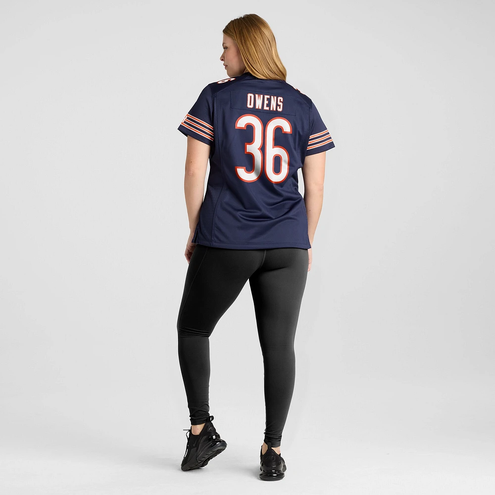 Women's Nike Jonathan Owens  Navy Chicago Bears Game Jersey
