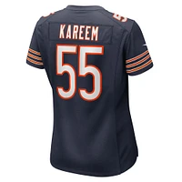 Women's Nike Khalid Kareem  Navy Chicago Bears Team Game Jersey