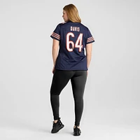 Women's Nike Nate Davis  Navy Chicago Bears Game Jersey