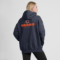 Women's Nike Navy Chicago Bears 2023 Sideline Club Fleece Pullover Hoodie
