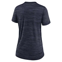 Women's Nike  Navy Chicago Bears Sideline Performance T-Shirt