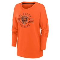 Women's Nike Orange Chicago Bears Rewind Playback - Long Sleeve T-Shirt