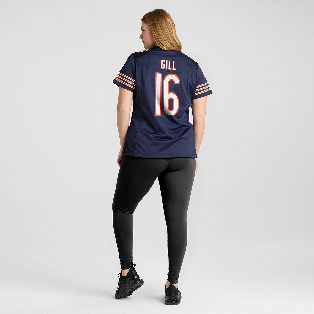 Women's Nike Trenton Gill Navy Chicago Bears Game Player Jersey