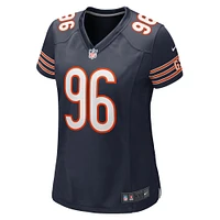 Women's Nike Zacch Pickens Navy Chicago Bears Team Game Jersey