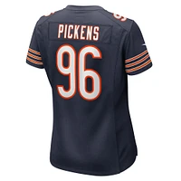 Women's Nike Zacch Pickens Navy Chicago Bears Team Game Jersey