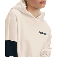 Women's Tommy Hilfiger Cream/Navy Chicago Bears Harriet Pullover Hoodie
