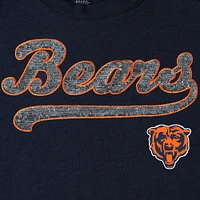 T-shirt tunique à manches longues Tommy Hilfiger pour femme des Chicago Bears Justine bleu marine