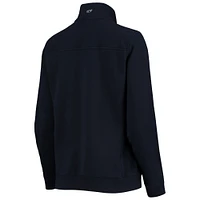 Women's Vineyard Vines Navy Chicago Bears Shep Shirt Quarter-Zip Sweatshirt