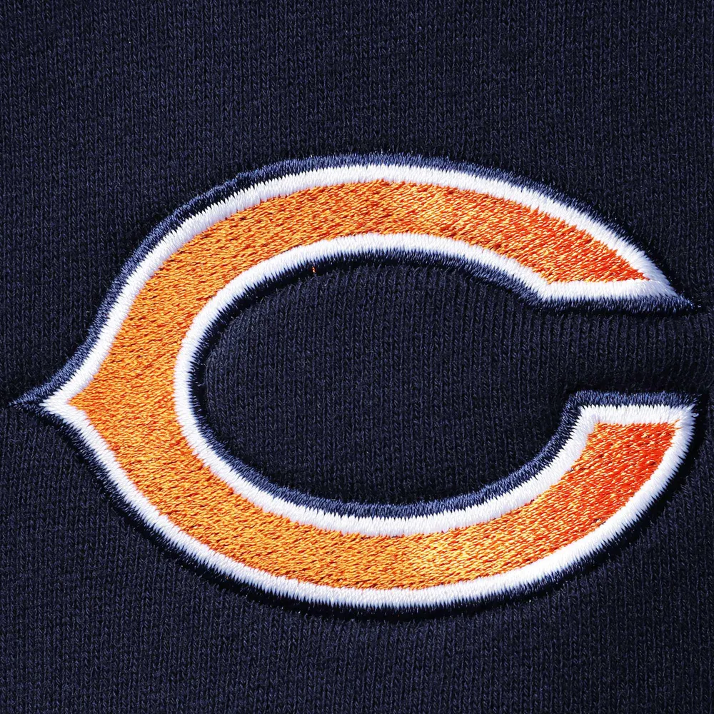 Women's Vineyard Vines Navy Chicago Bears Shep Shirt Quarter-Zip Sweatshirt