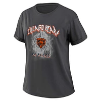 Women's WEAR by Erin Andrews Charcoal Chicago Bears Boyfriend T-Shirt