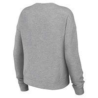 Ensemble de nuit pour femme WEAR by Erin Andrews Heather Gray Chicago Bears en tricot à manches longues et pantalon