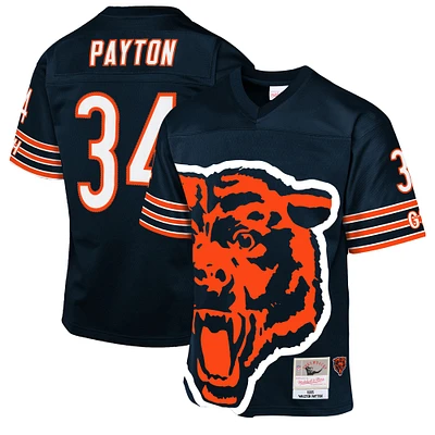 Maillot rétro Mitchell & Ness Walter Payton Navy Chicago Bears 1985