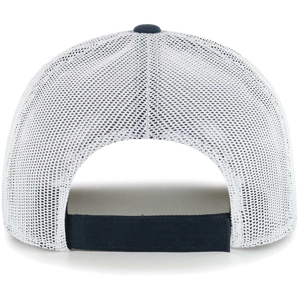 Youth '47 Navy/White Chicago Bears Scramble Adjustable Trucker Hat