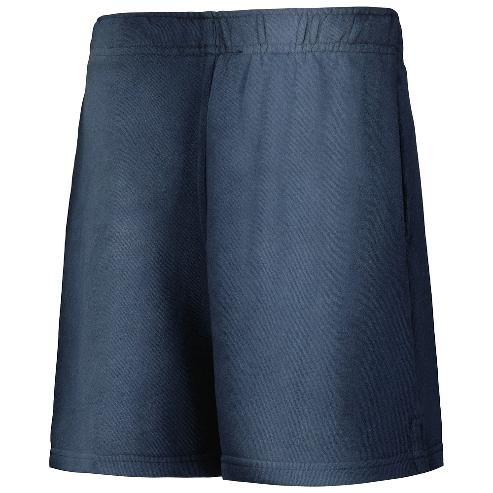 Youth Navy Chicago Bears Beach Bum Sun-Bleached French Terry Shorts