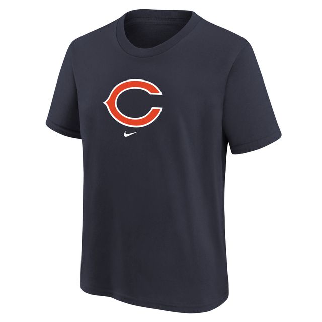 T-shirt Nike Chicago Bears Logo Wordmark pour jeune - bleu marine