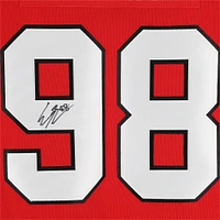Connor Bedard Chicago Blackhawks Autographed Red adidas Authentic Jersey