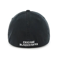 Men's '47 Black Chicago Blackhawks Classic Franchise Fitted Hat
