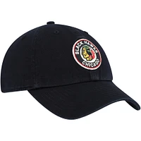 Men's '47 Black Chicago Blackhawks Clean Up Adjustable Hat