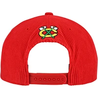 Men's '47  Red Chicago Blackhawks Crosstown Corduroy Hitch Adjustable Hat