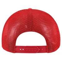 Men's '47 Red Chicago Blackhawks Tropicalia Allover Print Trucker Adjustable Hat