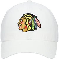 Men's '47 White Chicago Blackhawks Team Clean Up Adjustable Hat