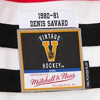 Men's Denis Savard Scarlet Chicago Blackhawks 1980-81 Power Play Jersey