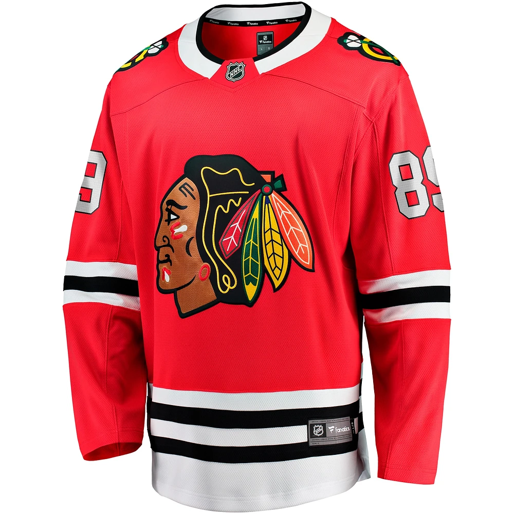 Men's Fanatics Andreas Athanasiou Red Chicago Blackhawks Home Breakaway Jersey