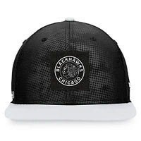 Men's Fanatics Black/White Chicago Blackhawks Authentic Pro Alternate Logo Snapback Hat