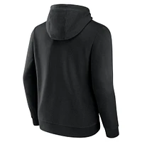 Men's Fanatics  Black Chicago Blackhawks Authentic Pro Core Secondary Fleece Pullover Hoodie