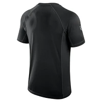 Men's Fanatics  Black Chicago Blackhawks Authentic Pro Rink Tech T-Shirt