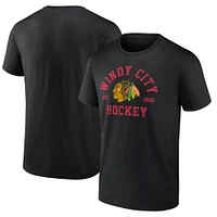 Men's Fanatics Black Chicago Blackhawks Local T-Shirt