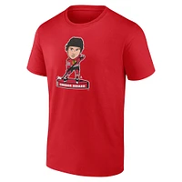 Men's Fanatics Connor Bedard Red Chicago Blackhawks Player Bobblehead T-Shirt