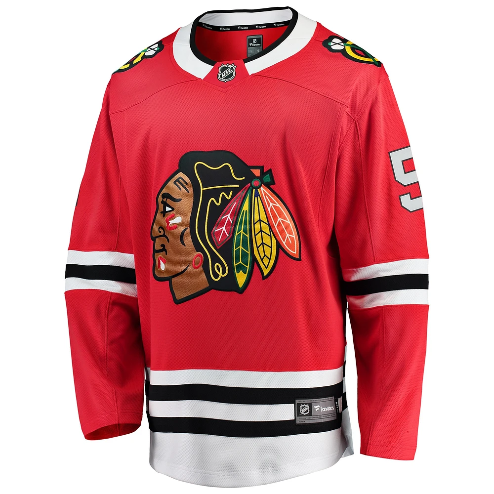 Men's Fanatics Connor Murphy Red Chicago Blackhawks Breakaway Player Jersey