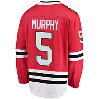 Men's Fanatics Connor Murphy Red Chicago Blackhawks Breakaway Player Jersey