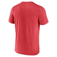 Men's Fanatics Heather Red Chicago Blackhawks Property Of T-Shirt
