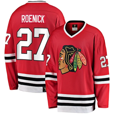 Fanatics pour hommes Jeremy Roenick Rouge Chicago Blackhawks Premier Breakaway Maillot de joueur retraité