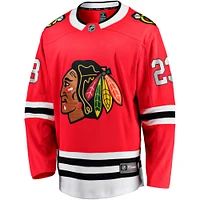 Men's Fanatics Philipp Kurashev Red Chicago Blackhawks Home Breakaway Player Jersey